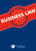 Cover for Savage and Bradgate: Business Law