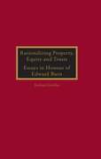 Cover for Rationalizing Property, Equity and Trusts