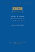 Cover for Espaces du féminin dans le roman français du dix-huitième siècle