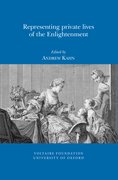 Cover for Representing Private Lives of the Enlightenment