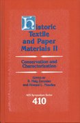 Cover for Historic Textile and Paper Materials II