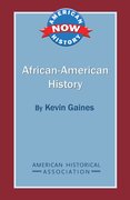 Cover for African American History