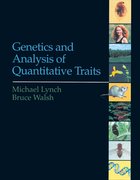 Cover for Genetics and Analysis of Quantitative Traits