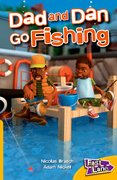 Cover for Dad and Dan Go Fishing Fast Lane Yellow Fiction