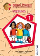 Cover for Nelson Phonics Spelling and Handwriting Pupil Book Red 1