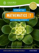 Cover for Essential Mathematics for Cambridge Secondary 1 Stage 7 Pupil Book