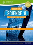 Cover for Essential Science for Cambridge Secondary 1- Stage 8 Workbook