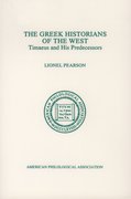 Cover for The Greek Historians of the West