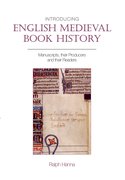 Cover for Introducing English Medieval Book History