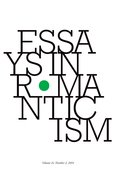 Cover for Essays in Romanticism, Volume 21.2 2014