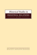 Cover for Historical Studies in Industrial Relations, Volume 35 2014