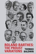 Cover for Roland Barthes: The Proust Variations