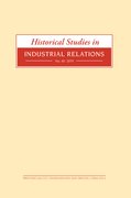 Cover for Historical Studies in Industrial Relations, Volume 40 2019