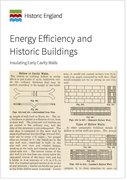 Cover for Energy Efficiency and Historic Buildings
