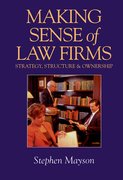 Cover for Making Sense of Law Firms