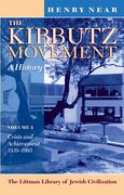 Cover for Kibbutz Movement: A History: Crisis and Achievement, 1939-1995 v. 2