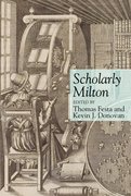 Cover for Scholarly Milton