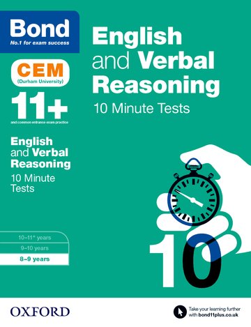 Bond 11+: English  Verbal Reasoning: CEM 10 Minute Tests