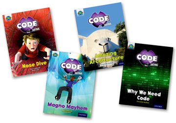 Project X CODE <i>Extra</i>: Gold Book Band, Oxford Level 9: Marvel Towers and CODE Control, Mixed Pack of 4