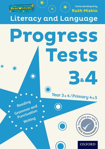 Read Write Inc. Literacy and Language: Years 34: Progress Tests 34