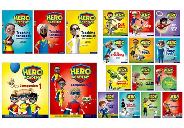 Hero Academy: Lilac-Lime+ Book Bands, Oxford Levels 1-12: Singles Pack