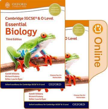 Cambridge IGCSE  O Level Essential Biology: Print and Enhanced Online Student Book Pack Third Edition