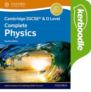 最新 Cambridge IGCSE & O Level Complete Physics: Kerboodle Fourth 学習
