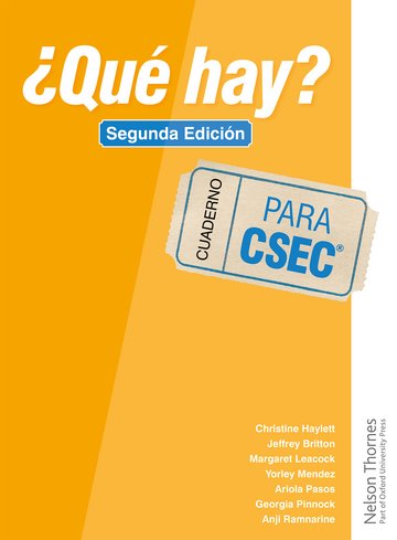 Qu Hay? Cuaderno CSEC