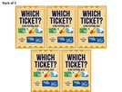 Read Write Inc. Fresh Start Readers: Book 3: Which Ticket? A Big Festival Quiz  Fantastic Rays - Pack of 5