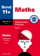 Bond 11+ Maths Assessment Practice Papers 9-10 Years Book 1 for GL